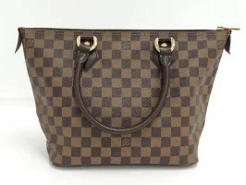 Louis Vuitton Ebene Bag Damier Saleya Brown Tote